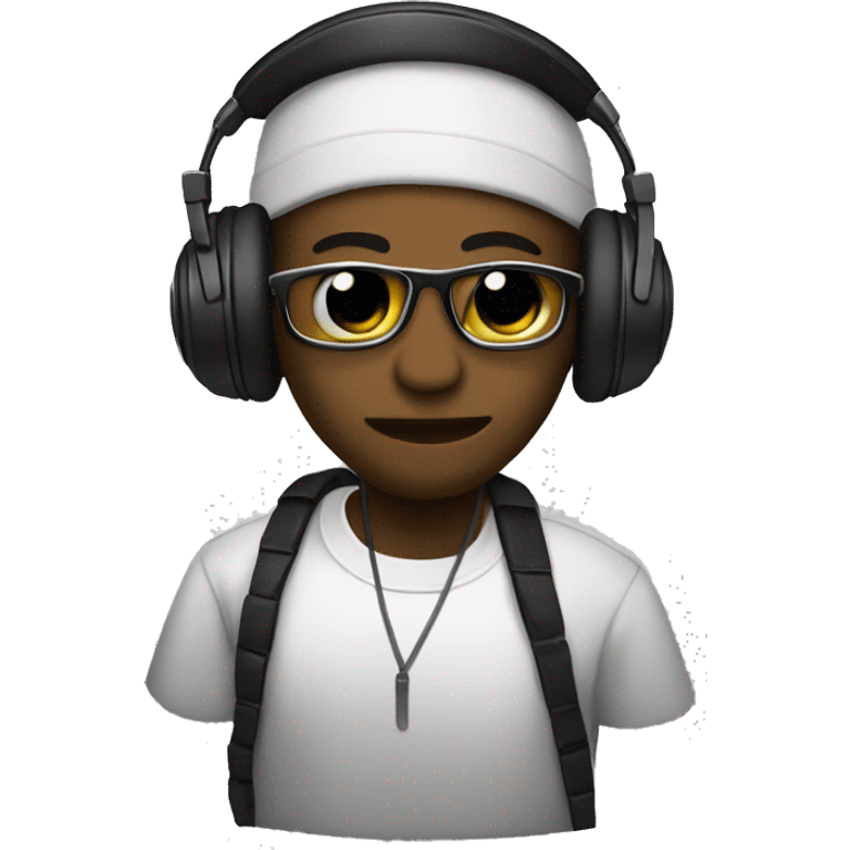 Drum and bass dj emoji