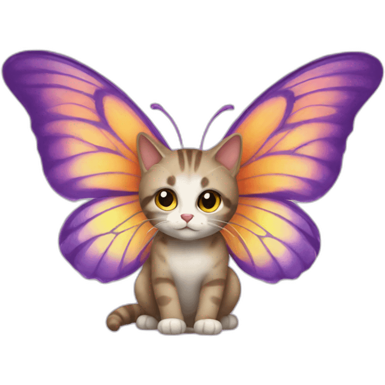 cat with butterfly wings  emoji