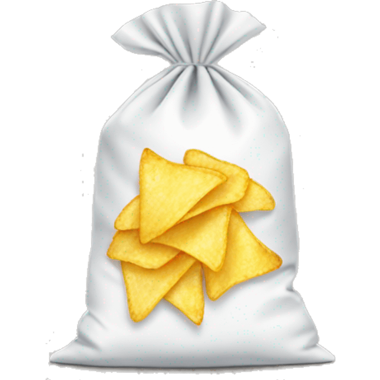 plain bag of chips emoji