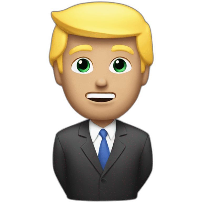 Donald Trump being a video editor emoji