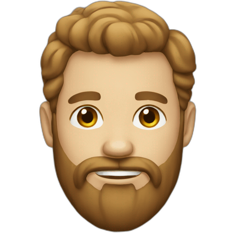 Beard man emoji