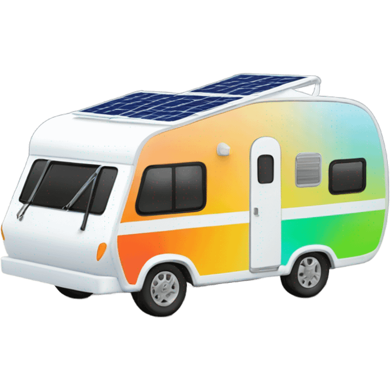 Sunlight camper emoji