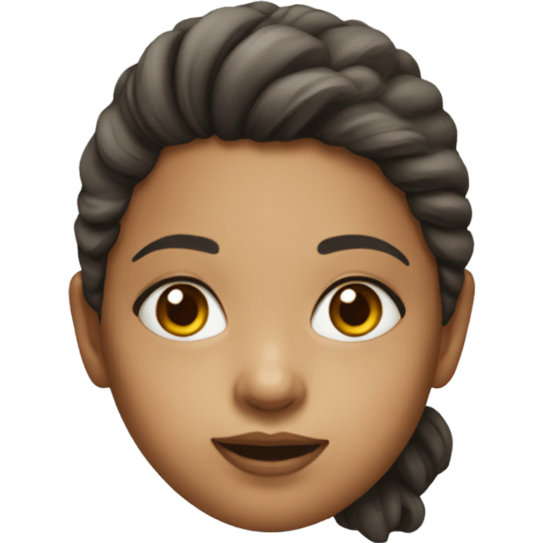 realistic portrait of girl emoji