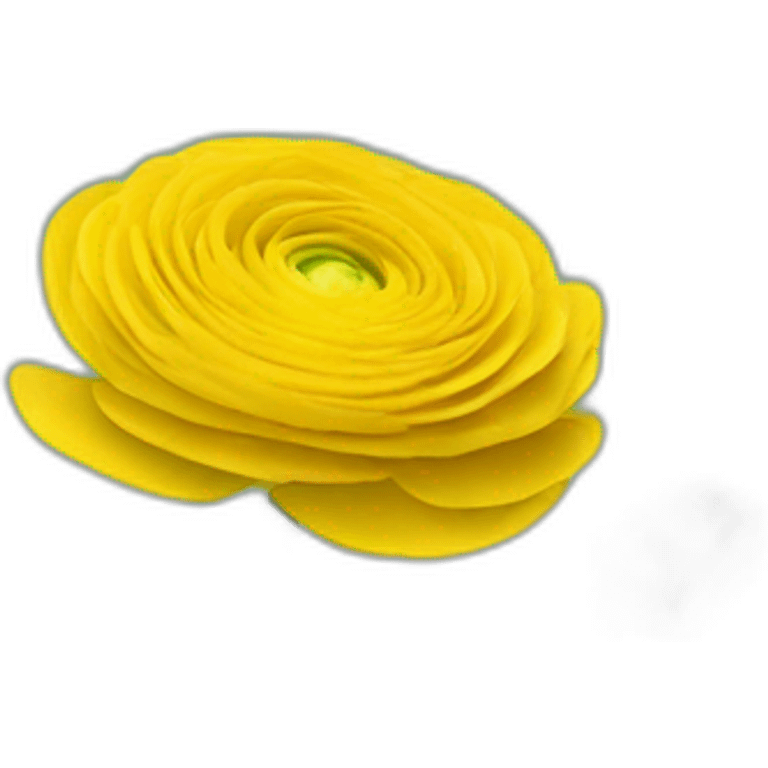 Yellow Ranunculus emoji