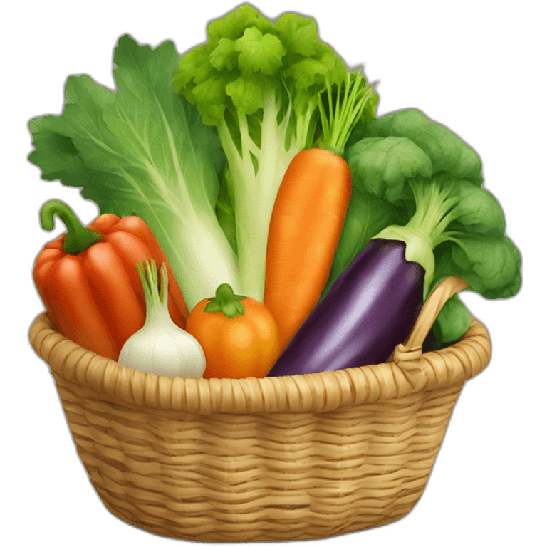 vegetables basket emoji