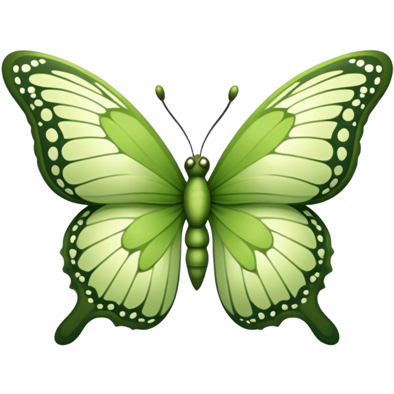 matcha green butterfly emoji