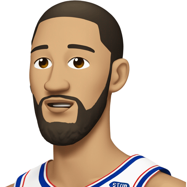 ben simmons with beard upset crying emoji