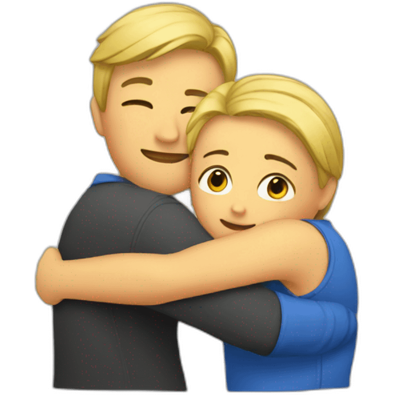 A hug emoji