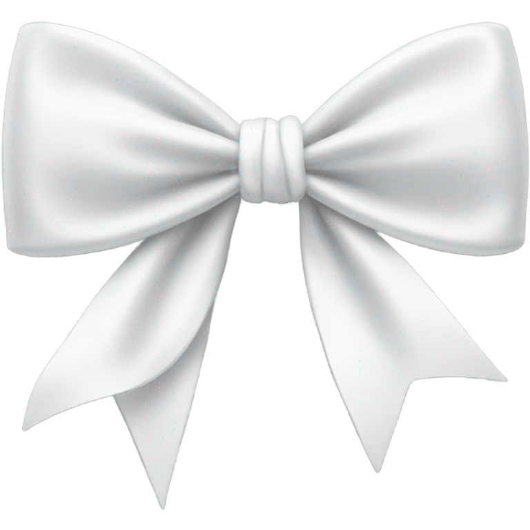 white bow emoji