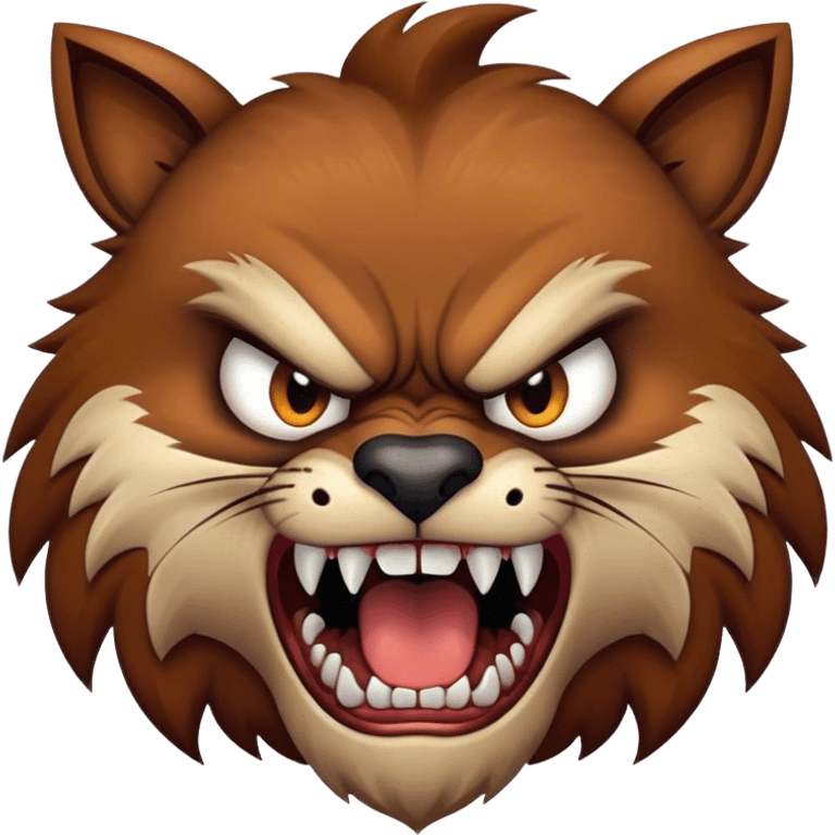 Angry animal emoji