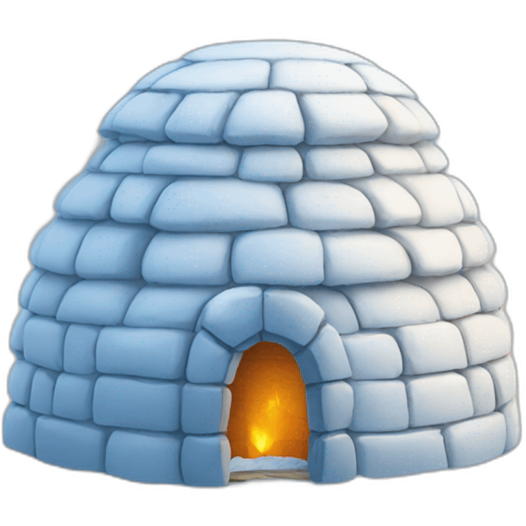 igloo with king crown on top emoji