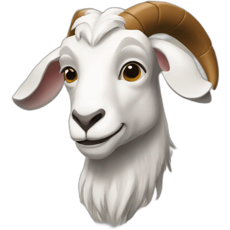 Goat football emoji