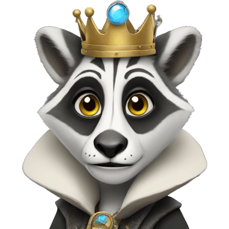 King Julian as a time traveller emoji