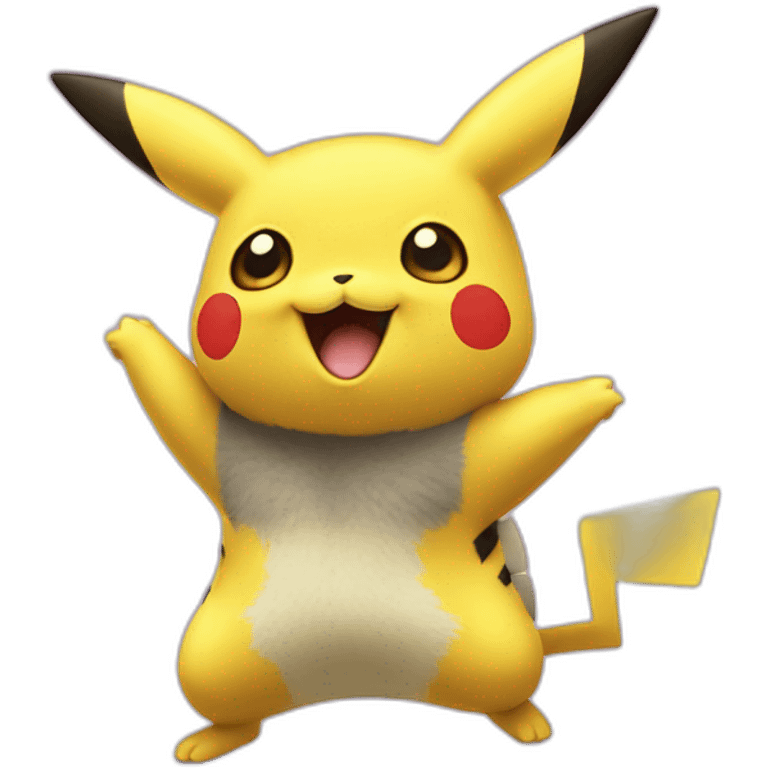 Pikatchu qui danse emoji