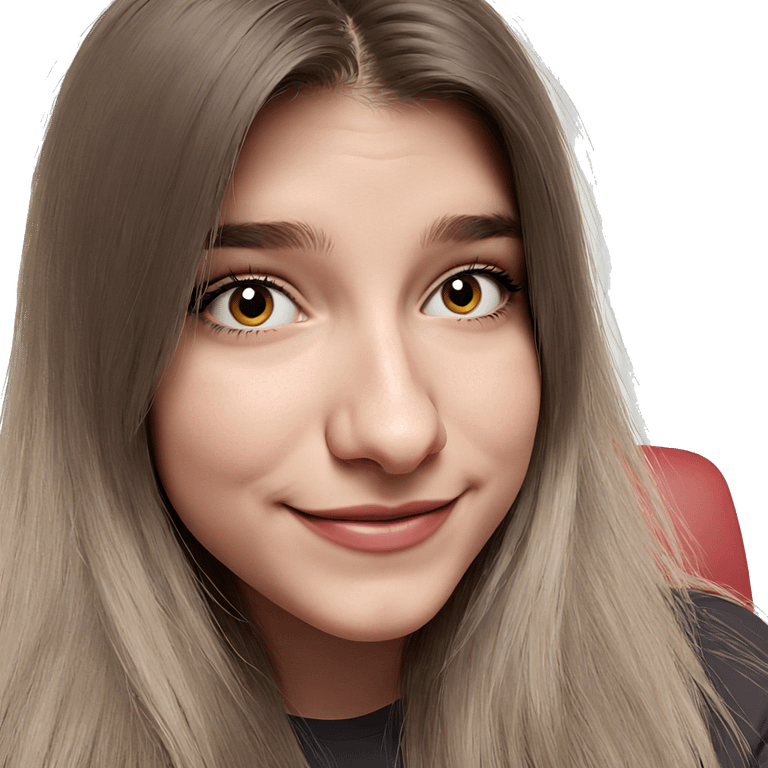 portrait of smiling girl emoji