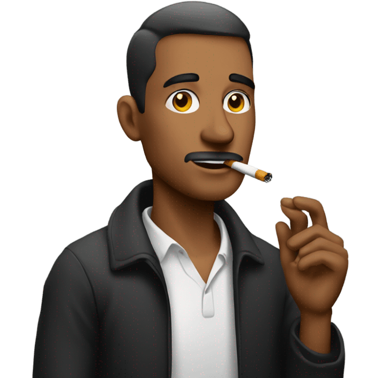 Man with cigarette emoji