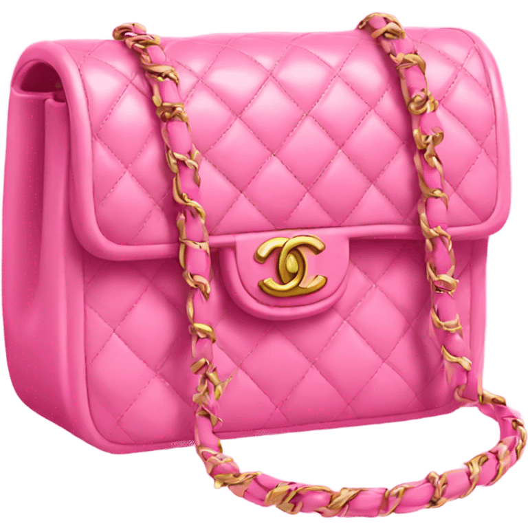 pink Chanel bag emoji