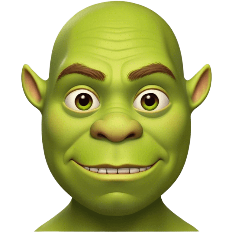 Very Thin Shrek fullbody emoji