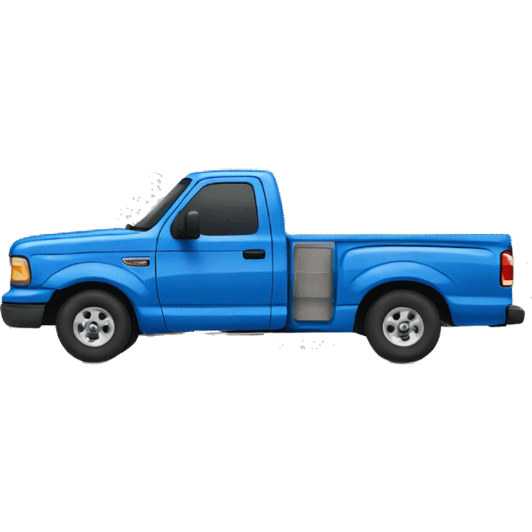 Blue ford truck emoji