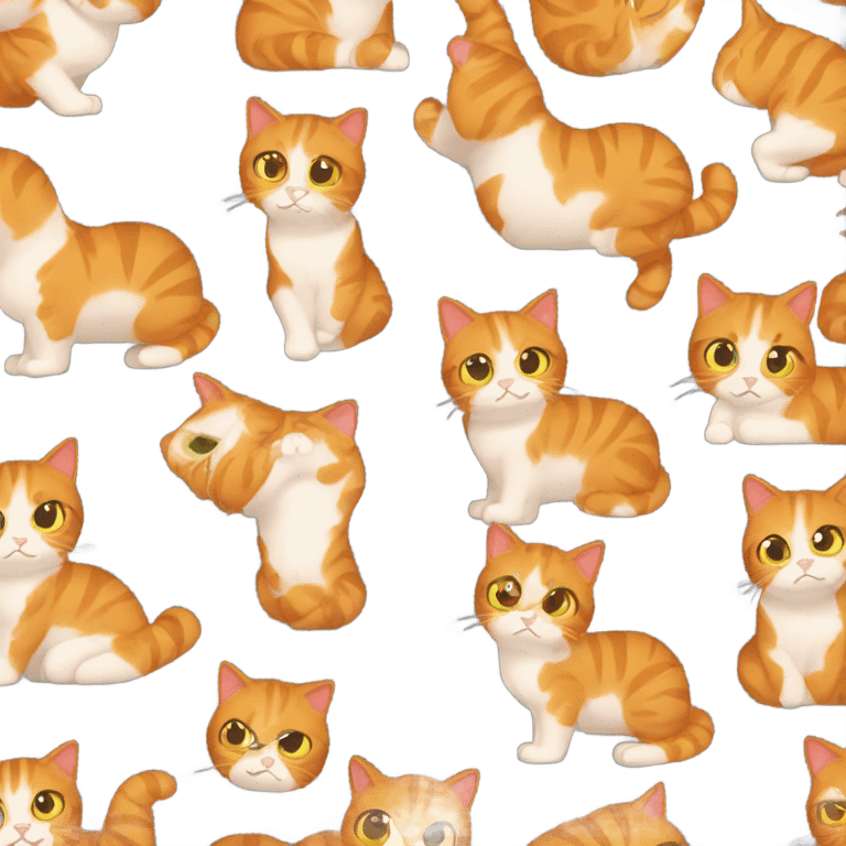 Impatient ginger cat  emoji