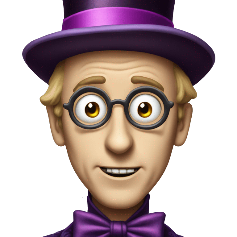 Willy Wonka TIM burton emoji