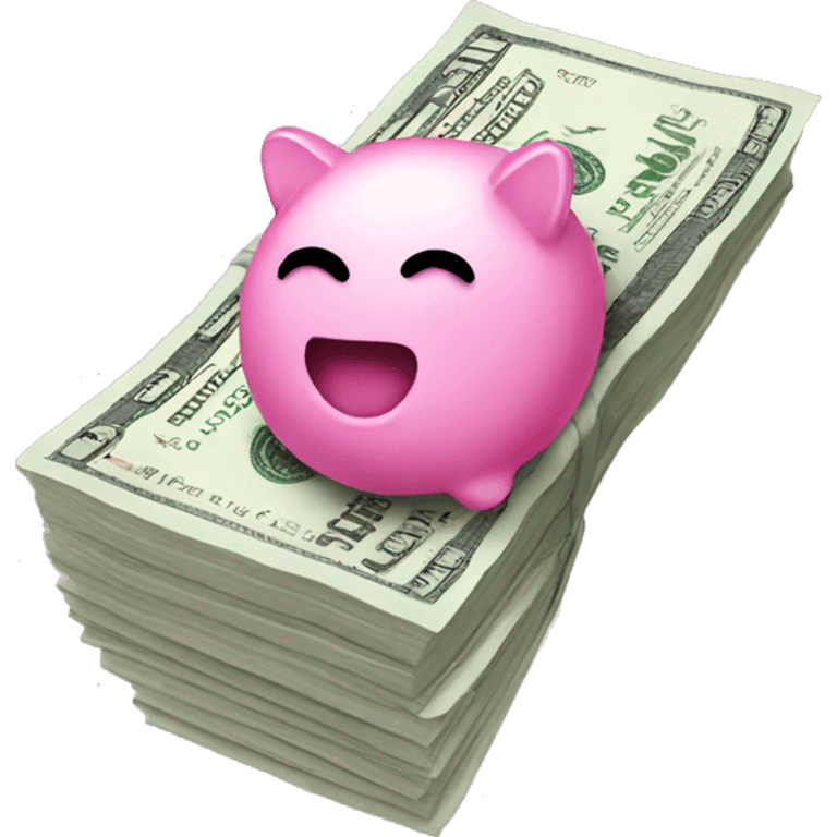 Pink money emoji