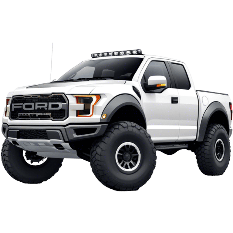 Ford f150 Raptor - Ford (Model Year: 2024) (Iconic colour: White) emoji