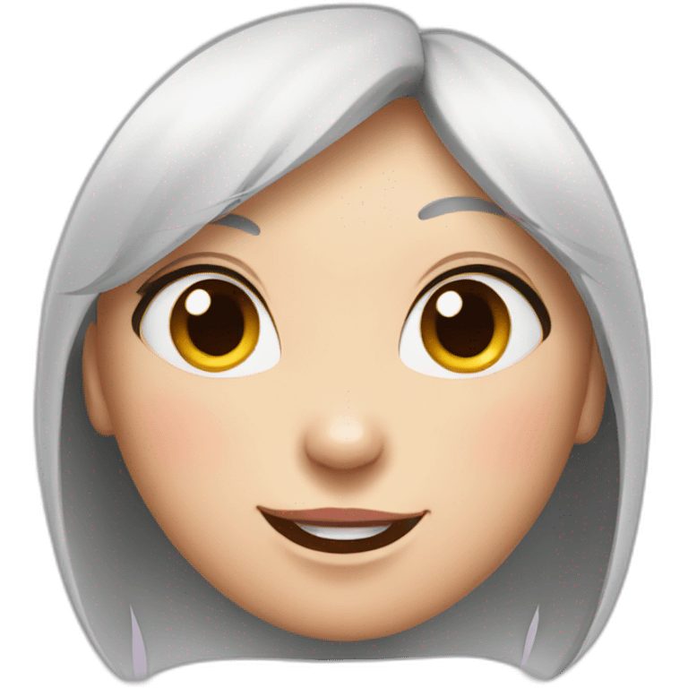 funny female bunny face emoji