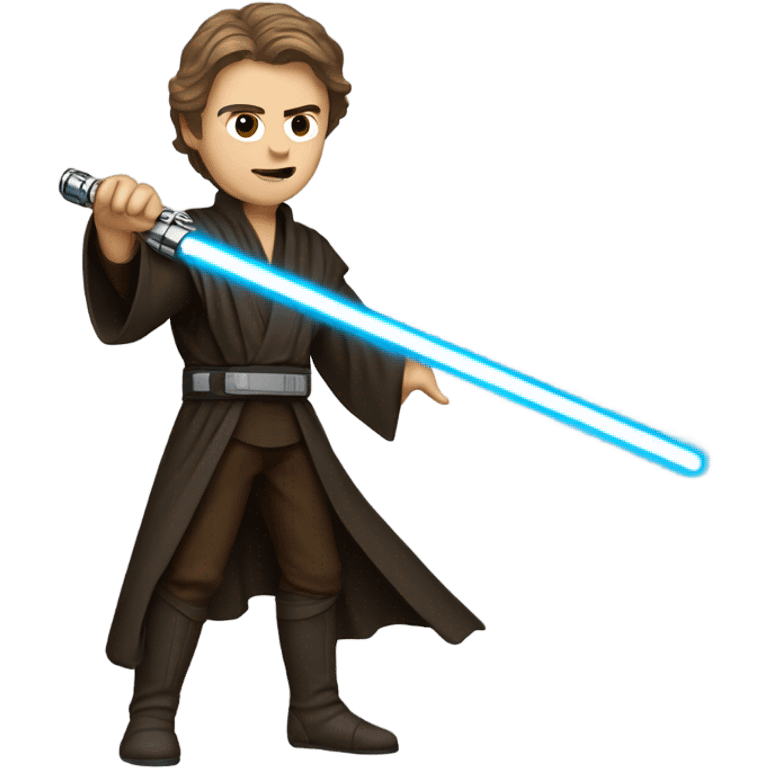 Anakin Skywalker holding lightsaber emoji