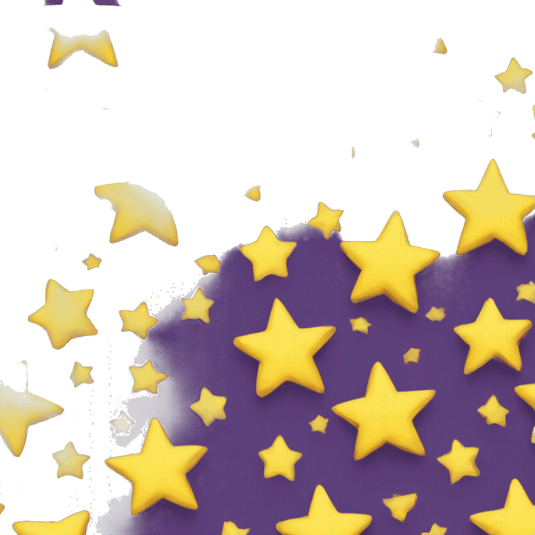 yellow paper stars emoji