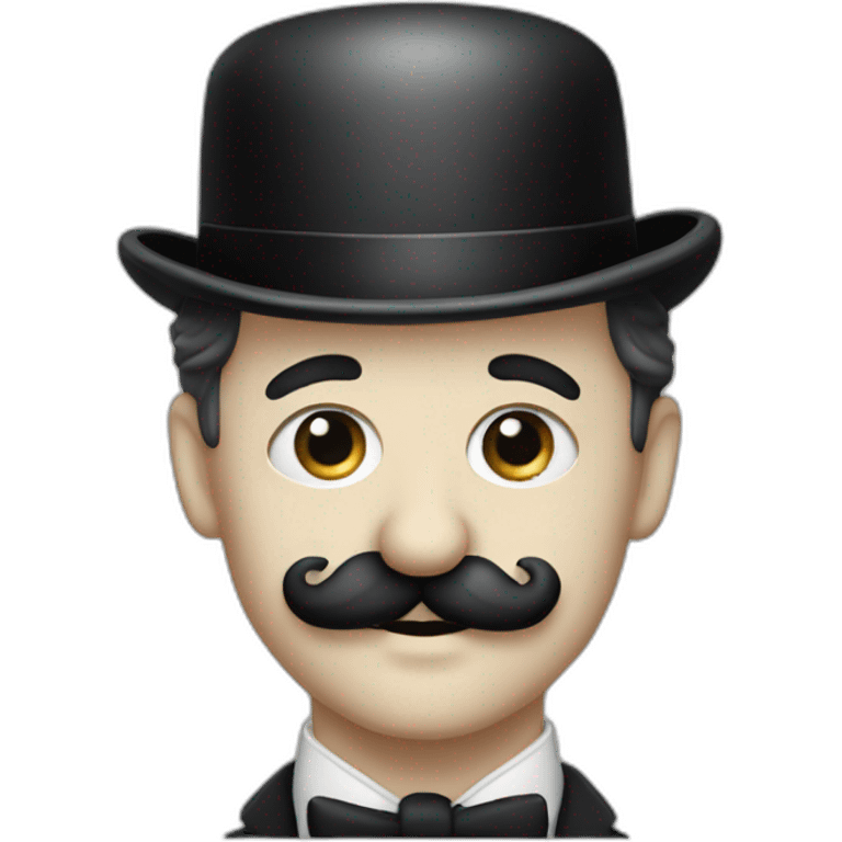 Charlie Chaplin Moustache emoji