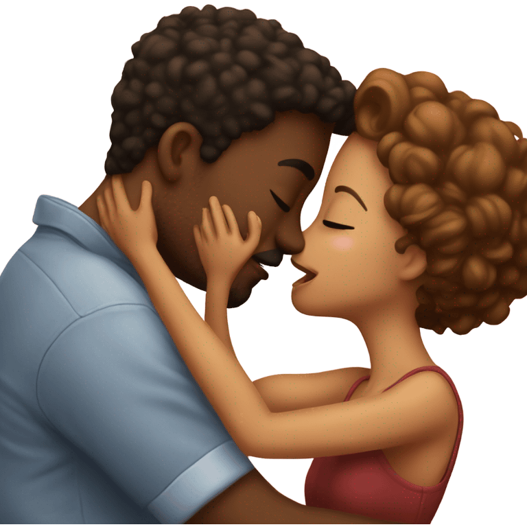 Kissing my boyfriend  emoji