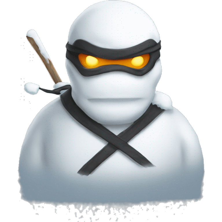 snowman ninja emoji