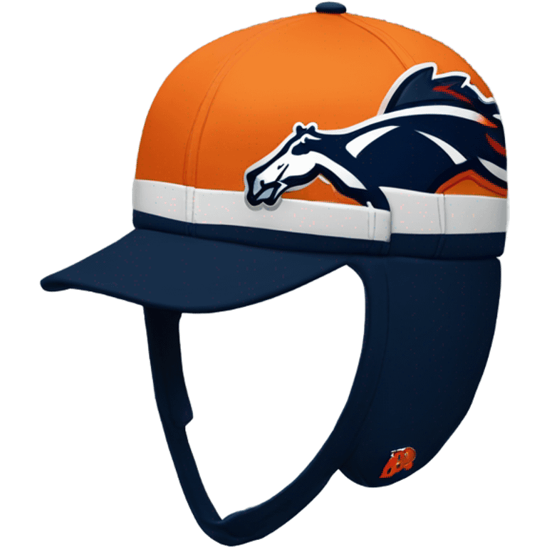 Broncos hat emoji