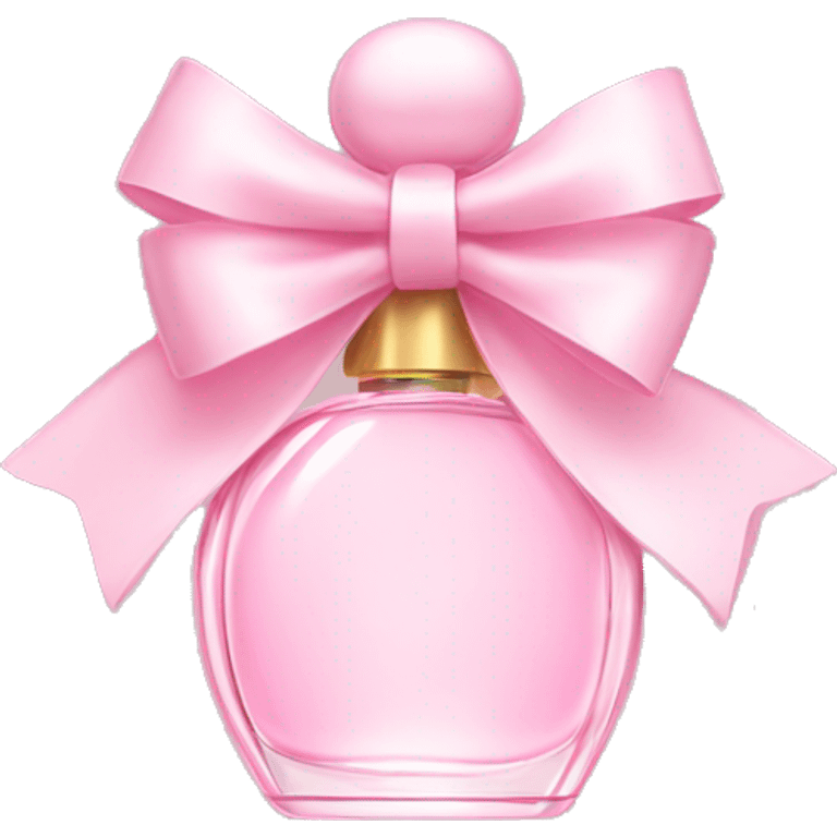 Light pink bow perfume  emoji