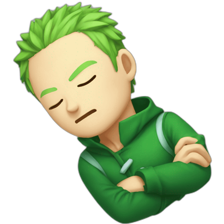 zoro sleeping emoji