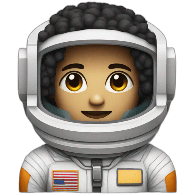 Pixeled Astronaut emoji