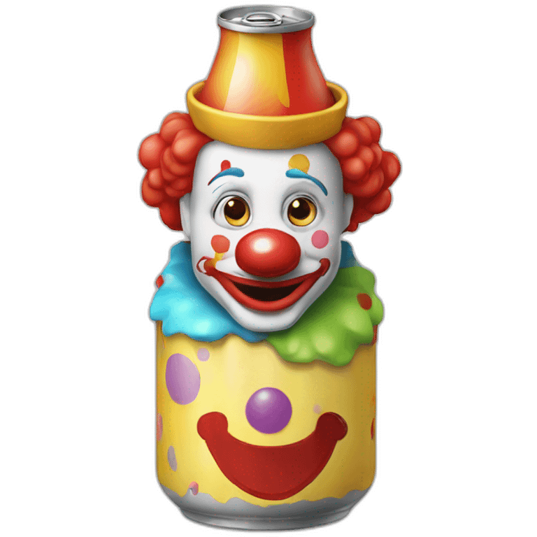 clown in a bidon emoji