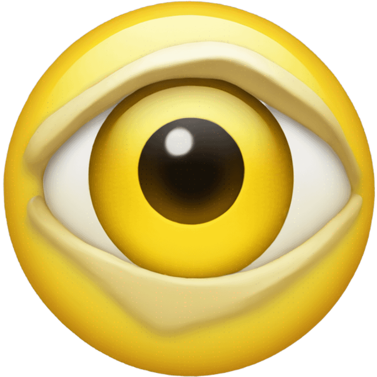 Yellow emoji eye twitch  emoji