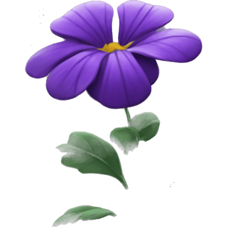 Une fleur violette emoji