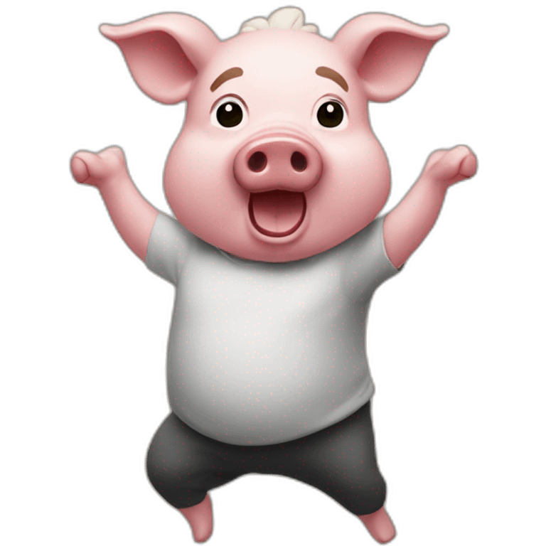 cochon qui danse  emoji