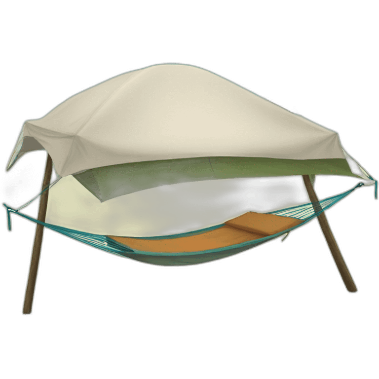 Hammock with Tent emoji