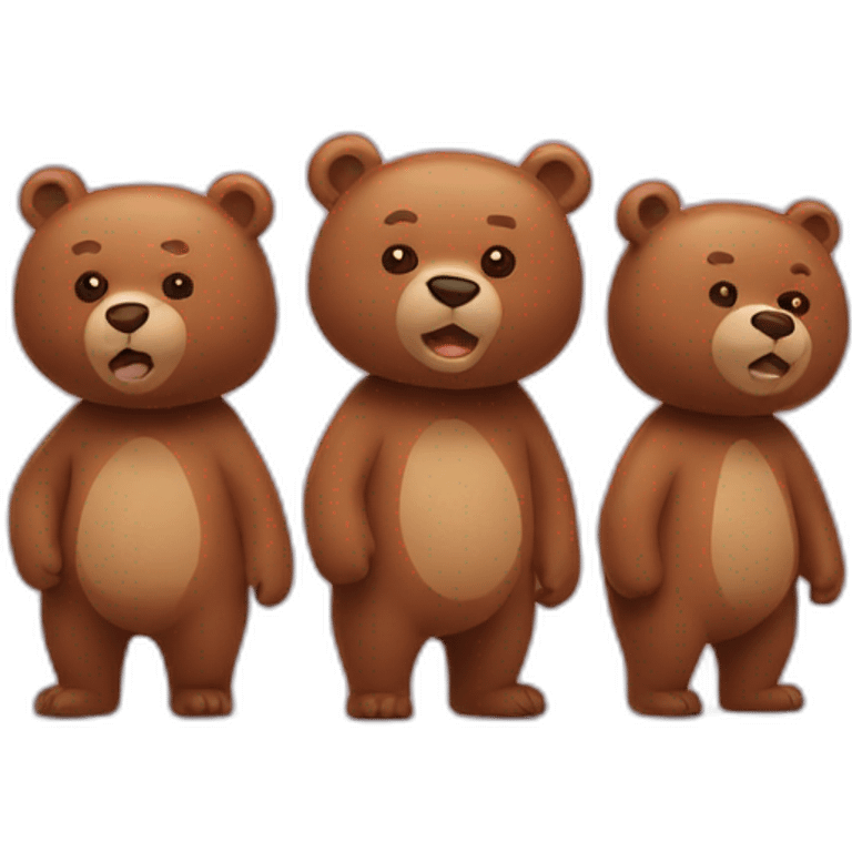 bears in queue emoji