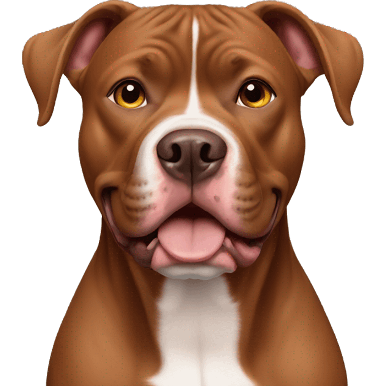 Brown pitbull emoji