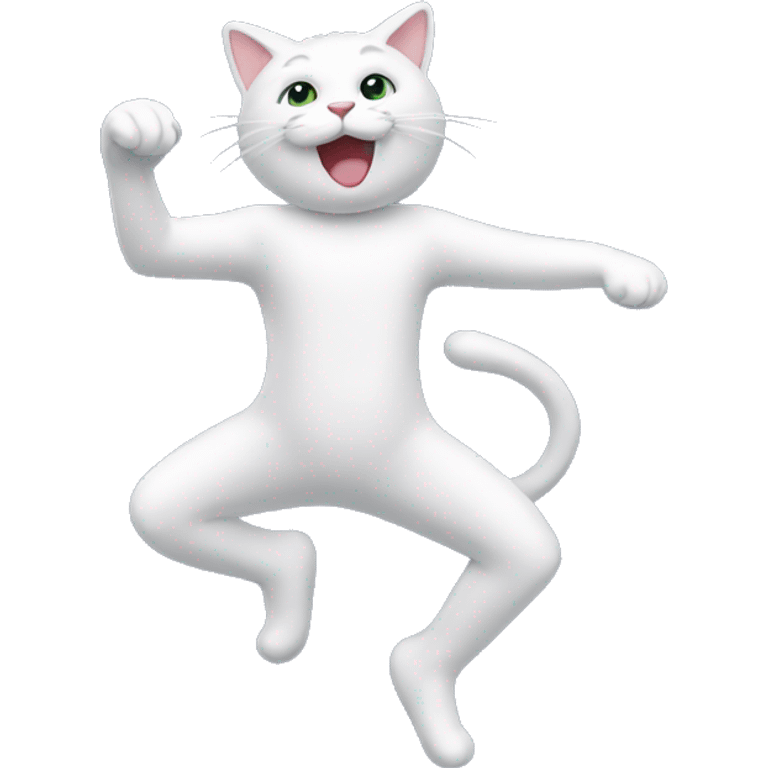 Un chat qui danse emoji