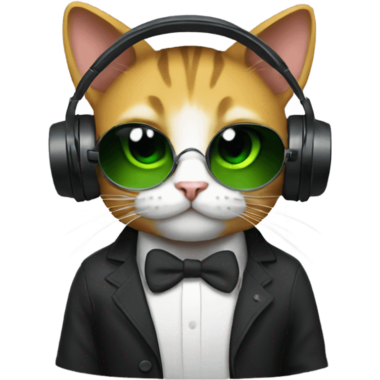 DJ cat emoji