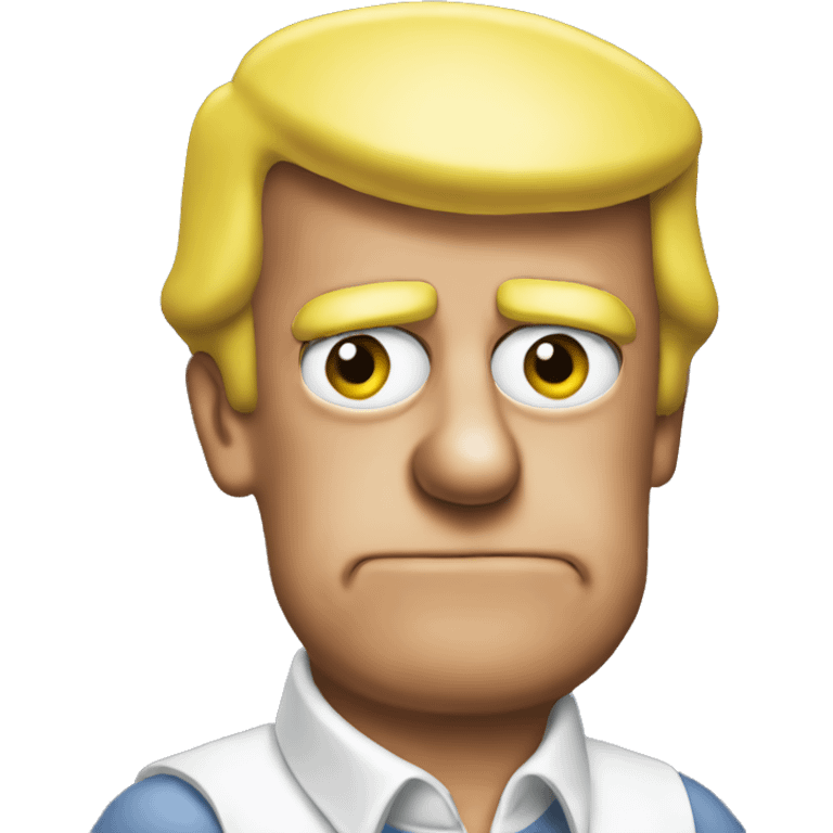 simpsons trump emoji