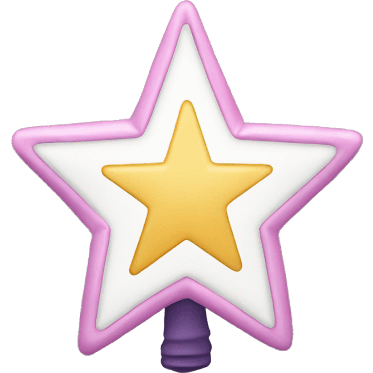 Pretty star topper emoji