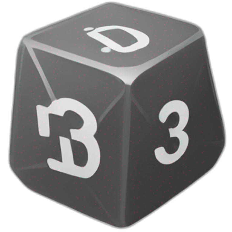 d20 dice outline emoji