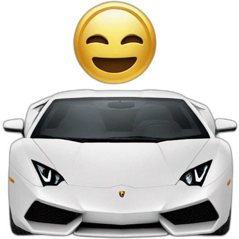 lamborgini en or emoji